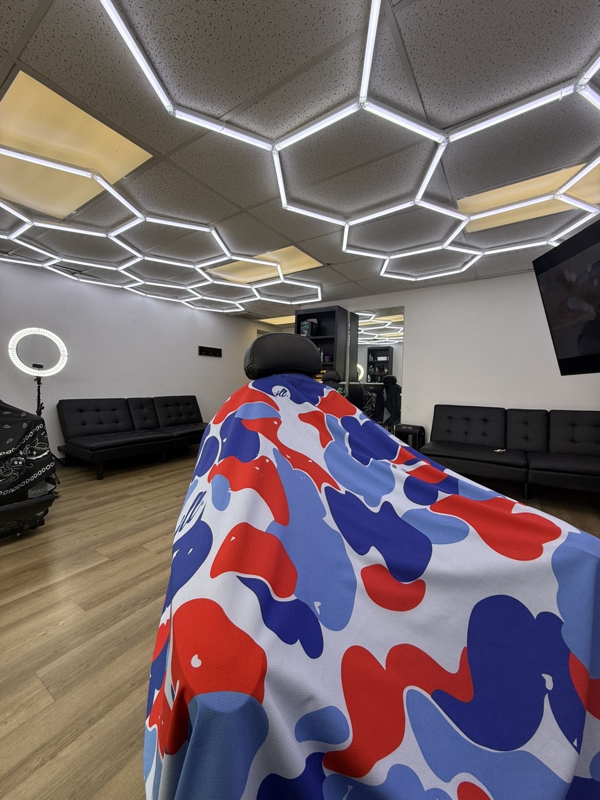 Barbershop interior